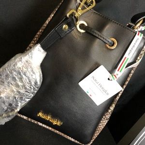 Sara Burglar Ariel Snake Italian Leather Bag NWT💥